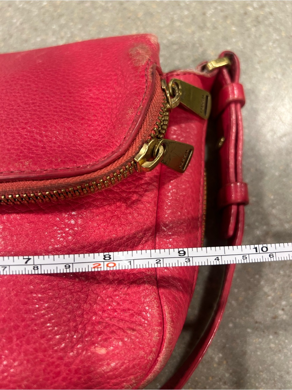 Fossil small Preston Crossbody Bag in Pink - Picture 3 of 10